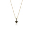 diamond pave triangle pendant necklace, petite size, in yellow diamonds and yellow gold <span class='visuallyhidden'>Call, text 323-404-2959 for shopping help.</span>
